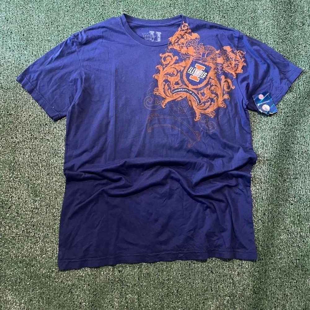 Y2K Style Illinois College Shirt